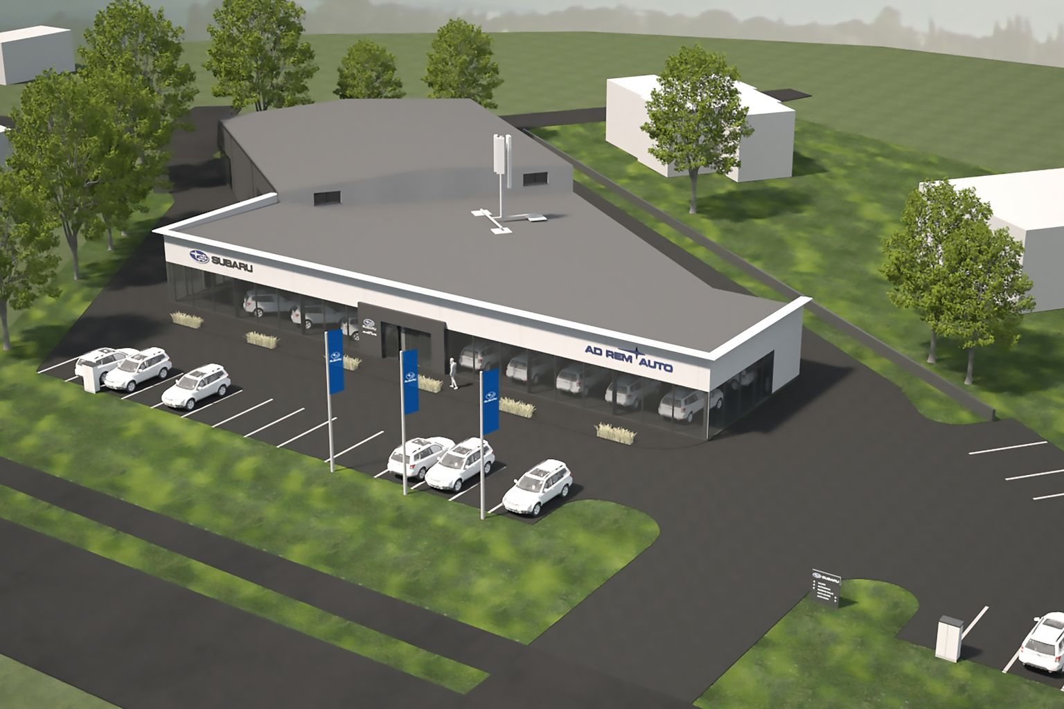 Rīgā top Eiropā lielākais un energoefektīvākais pilna servisa “Subaru” autocentrs