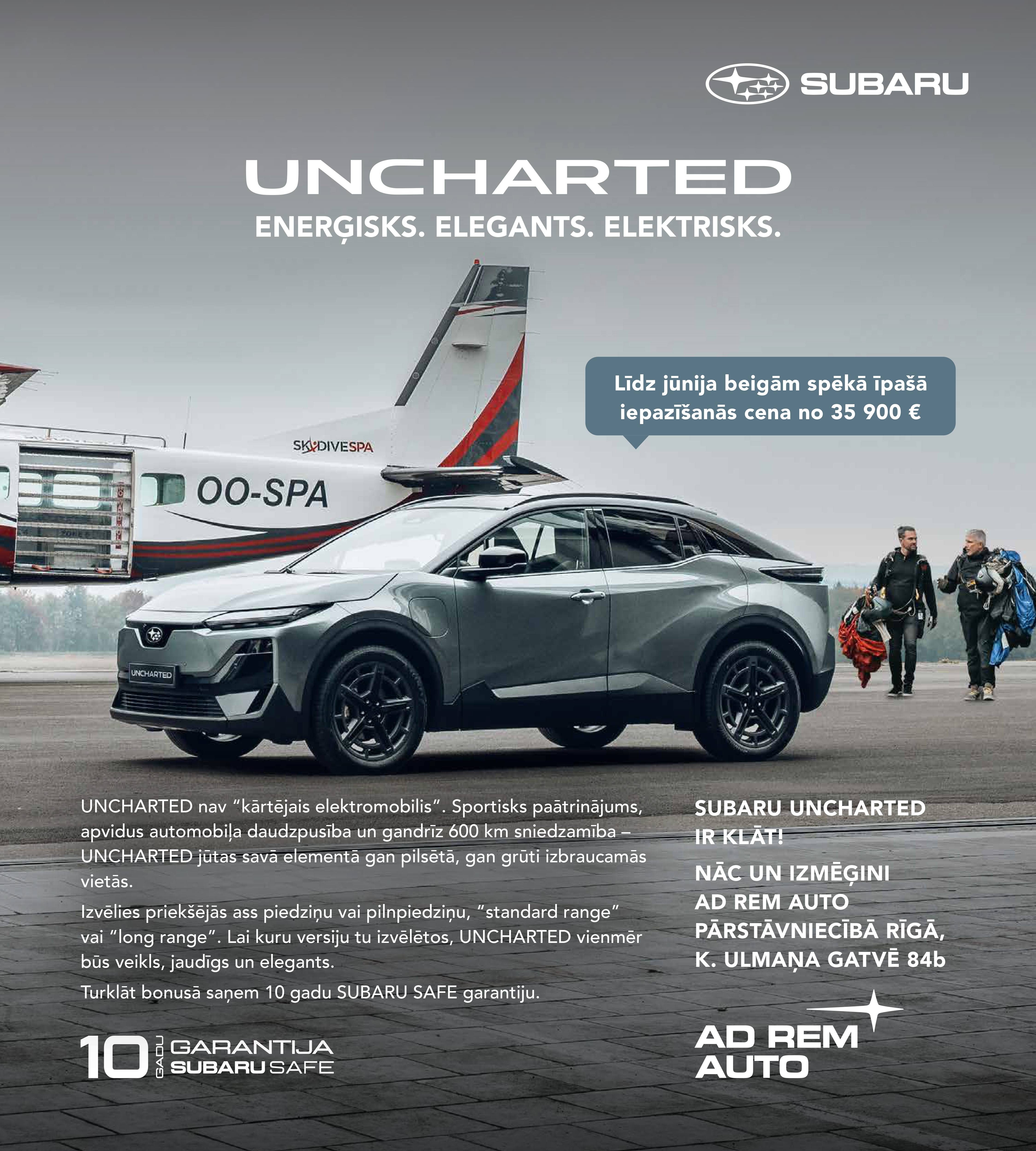 SUBARU UNCHARTED 